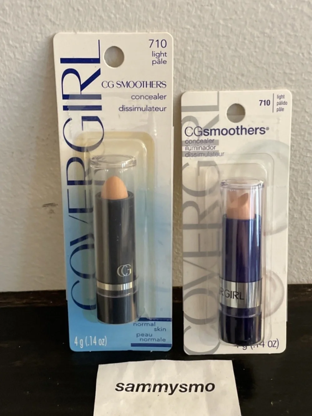 CoverGirl CG Smoothers Concealer, Light 710, 0.14 oz x2